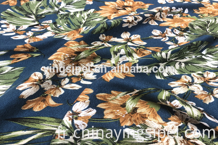 100% VISCOSE MOSS CREPE PRINTED FABRICS